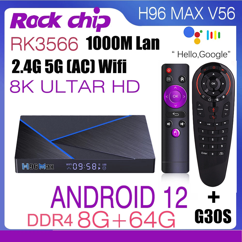 Radxa Rock 5B 16Gb - Android 12 H96 Max V56 akıllı