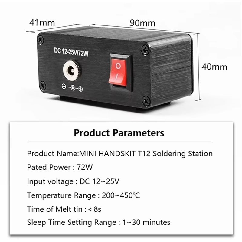 AB11-T12 Ev Tamirleri İçin Leh - Soldering Station T12 Oled incelemesi ve fiyatı